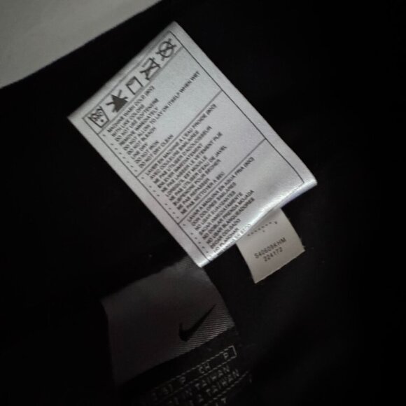 NIKE Dri-Fit Straight Wide Leg Mid Rise Yoga Stretch Pants Black 224172 Size S - Picture 4 of 7